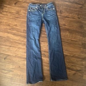 True Religion Indigo Becca Mid Rise Bootcut Jeans